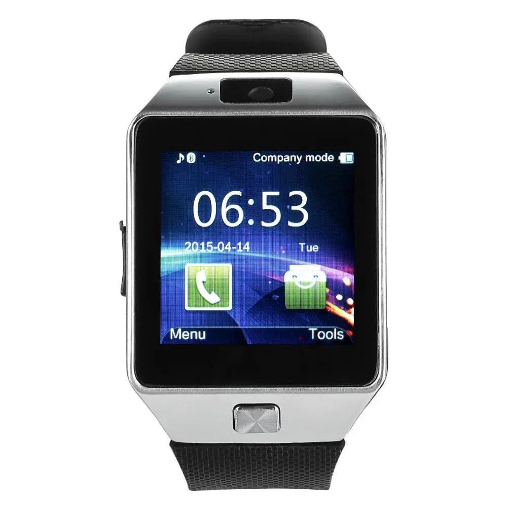 

Wholesale DZ smart watch BT3.0 watch DZ09 smart watch, Black;gold;silver