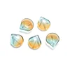Maple Leaf Shaped Lampwork Glass Bead LamWholesale Fire Polished Glass Czech Crystal Beads For Jewelry Making