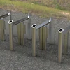 OEM Logo Sliding Turnstile / QR code turnstile door / Security Swing Barrier Gate For Public Lobby