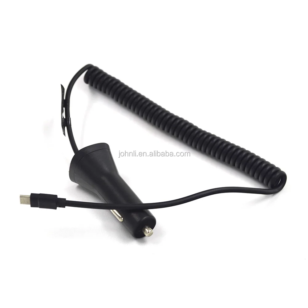 Car Charger For Verizon 5v 2a Car Adapter With 1.85m 6ft Spring Cable