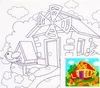 Promotion gift coloring non-toxic canvas oil painting kits for intelligence development