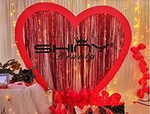 shinybeauty 6ftx9ft foil fringe curtain red tinsel foil fringe door window curtain for christmas - Foil Christmas Door Decorations shinybeauty 6ftx9ft foil fringe curtain red tinsel foil fringe door window curtain for christmas - Foil Christmas Door Decorations