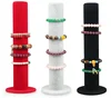 New Arrive Jewelry Display Stand Tray Black Velvet Watch Bangle Jewelry Display Tool Stand Holder Rack