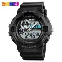 

SKMEI 1312 Digital Watch Needle Buckle Dual Display Military 50M Waterproof LED Sport Type Men Watches