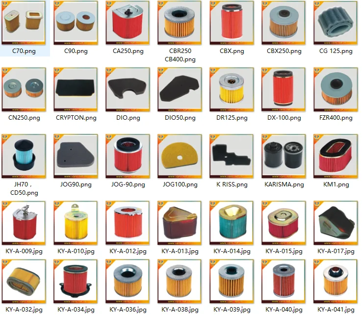 Factory price GY6 50cc scooter air filter