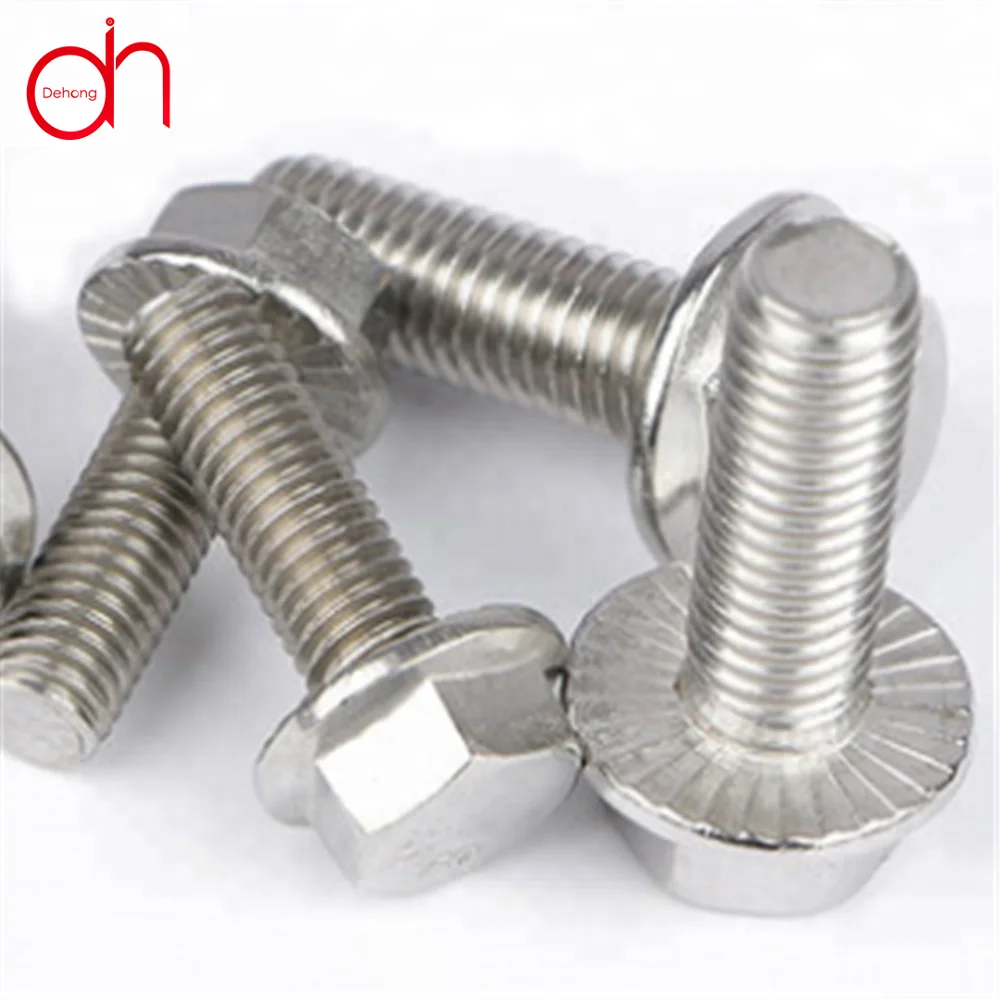 
High precision new arrival DIN 6921 stainless steel hex flange bolts for retail industry 