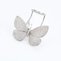 

15675 Xuping butterfly move silver color ring, silver color jewelry