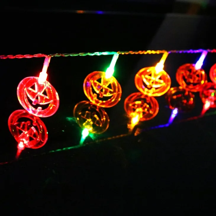 

Halloween String Lights Battery Powered Lights Orange Pumpkin/Bats/Ghosts String Lights for Outdoor Indoor Halloween Party Decor