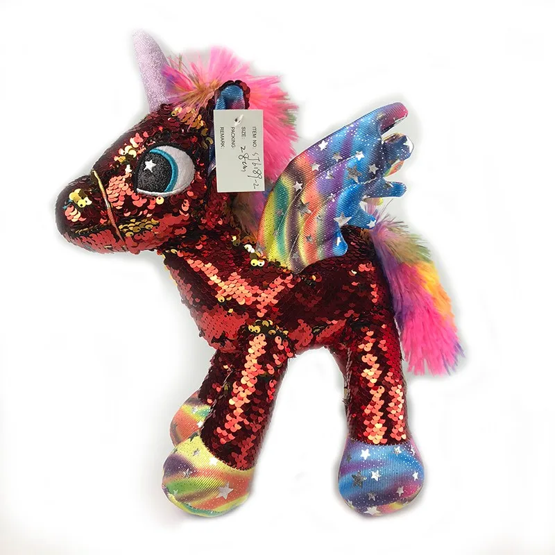 reversible sequin plush