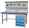 Heavy Duty Industrial Work table with drawers/Work table workshop/ Work bench table