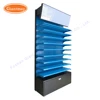 LED light box floor makeup stand metal pegboard nail polish cosmetic shelving rack