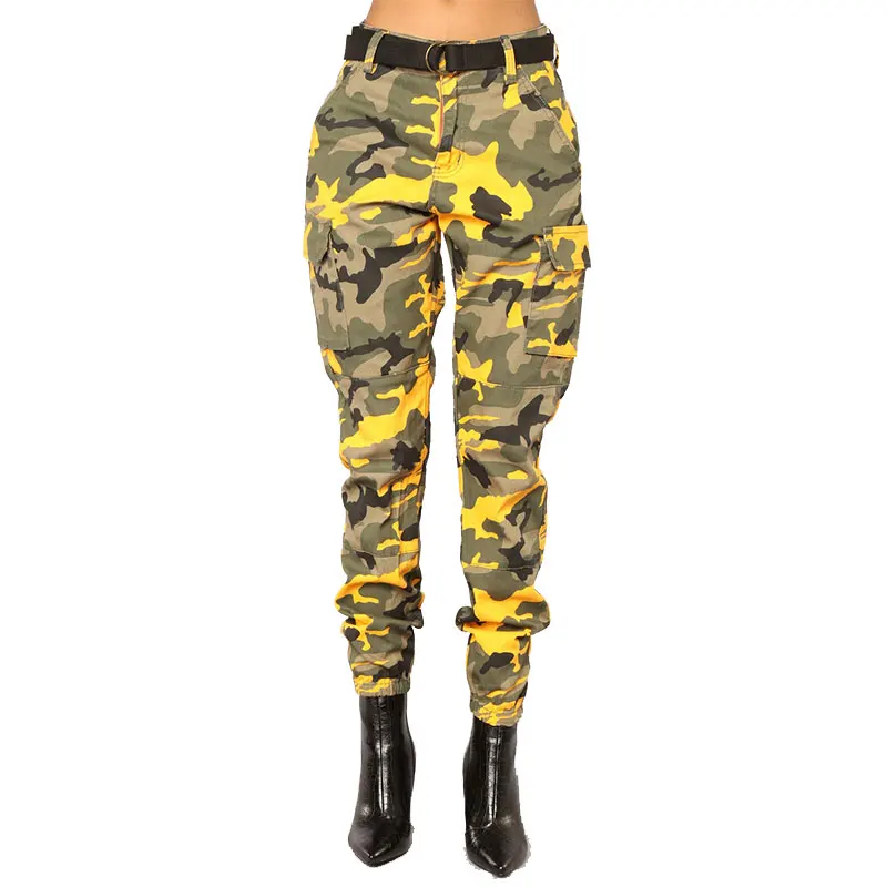 

Camouflage Multi-pocket Slim Pants