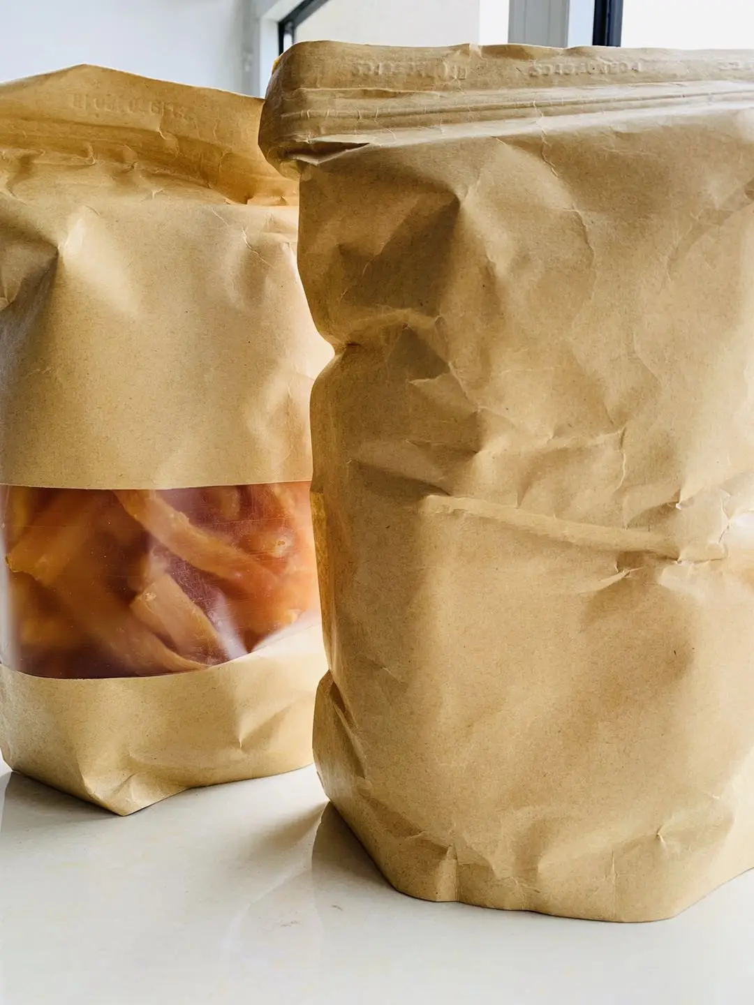 
Low sodium / zero additive dog healthy snacks dried sweet potato sticks half soft 