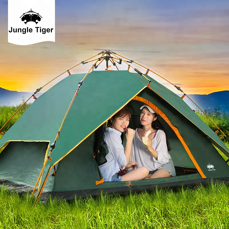 

China manufacturing 2 Years Warranty Custom Automation waterproof Hiking Tourist camping outdoor tent for 4 people, Customized