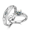Jewelry her King his Queen couple rings wholesale fashion cross-border sources of hot Opening rings