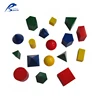 Fashion style colorful 3d geometry model toy triangle cylinder solid educational toy for preschool