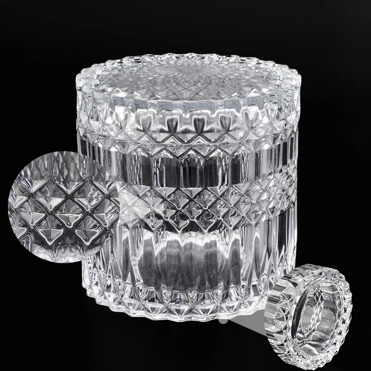 Antique embossed glass votive candle holder home decor wholesale