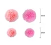 GiveU D25cm 17gsm Tissue Paper Pompons Wedding Decoration Materials Indoor Home Pompom Decoration