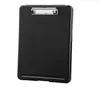 Plastic A4 Form Storage Box Case Clipboard Case Suitable for School Utility Industrial Office Medical Personnel Black