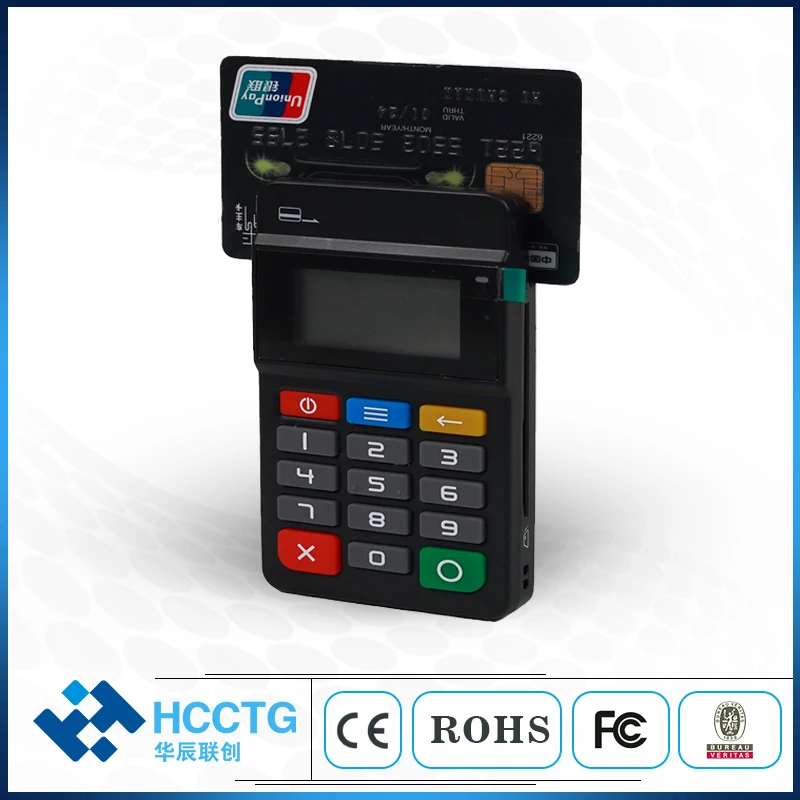 Ultra-thin Mobile Convenient Carrying Credit Swipe Machine Terminal MPOS Card Reader HTY711