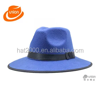 blaze orange felt hat
