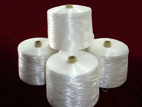 High strength white PP yarn