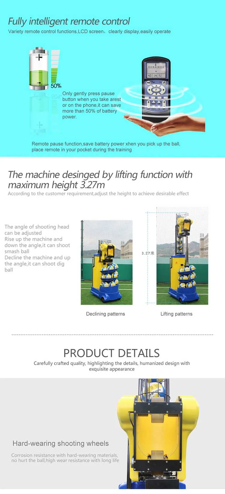 volleyball trainging machine