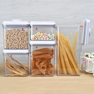 Image of Wholesale High Quality Custom Square Type Airtight Food Storage Container 5 Pcs Set