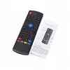 2.4G MX3 Wireless Qwerty Keyboard IR Learning White Backlight Double-sided Air Mouse Remote Control for Android tv,PC