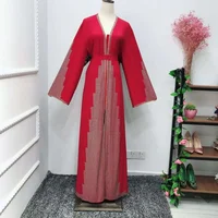 

Wholesale best quality new design soft crepe abaya with stone work muslim women abaya dress
