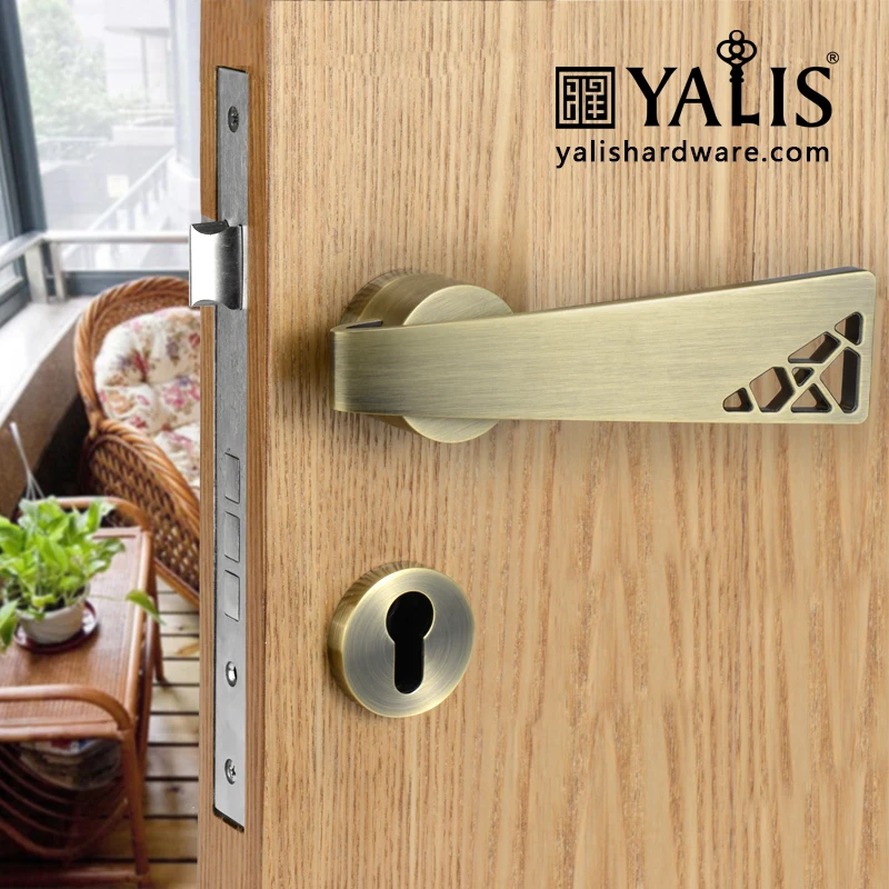 Best Design Chrome Key Lock Door Levers Type Front Door Locks View Front Door Locks Yalis Product Details From Zhongshan City Yalis Hardware