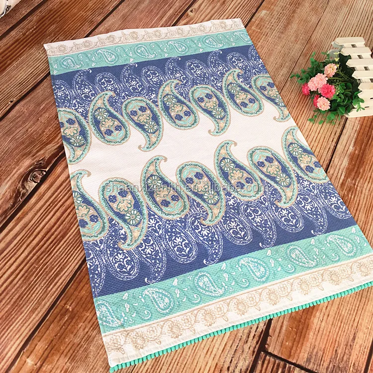 Wholesale 100% polyester cotton blank sublimation tea towel for printing white flour sack kitchen tea towels