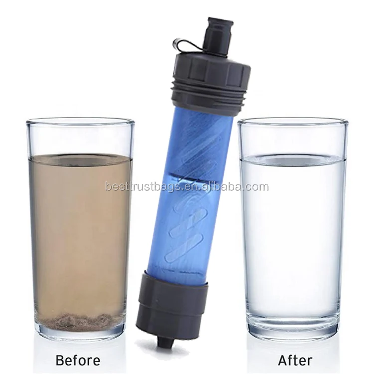 Water Filter Bag Shower Water Filtration 500d Pvc Survival Dry Bag With