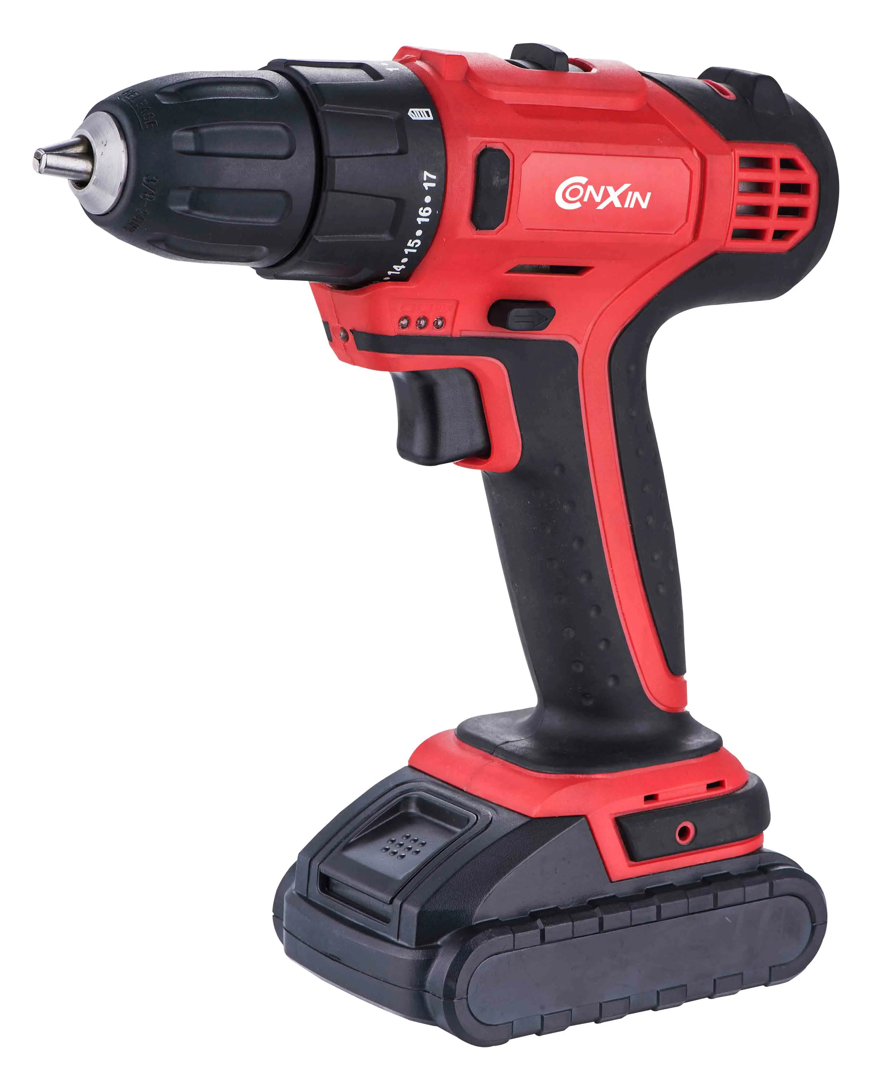 Compact Electric Hand Drill With Rechargeable 18v Liion Lithium