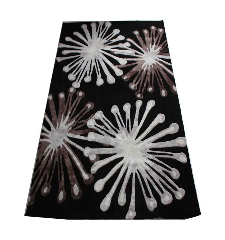 Top Quality  hand carving  acrylic  floor  carpet for living room (1)