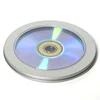 Single round CD/DVD tin case collectors box with cear window