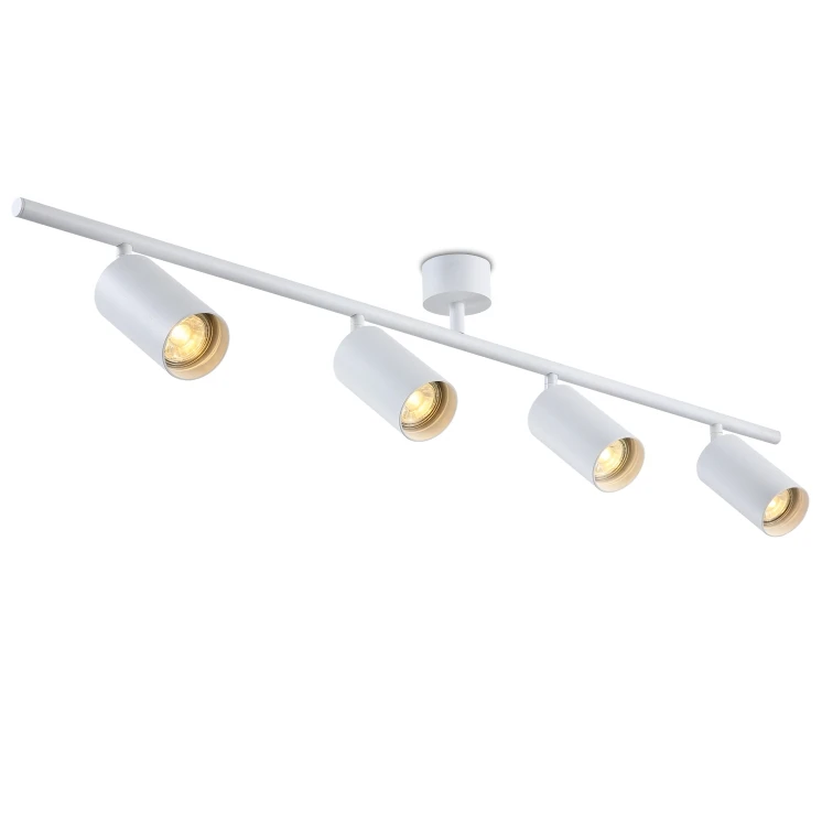 
aluminium 4 lamp heads ceiling surface mounted ceiling spot light gu10 lamp housing 