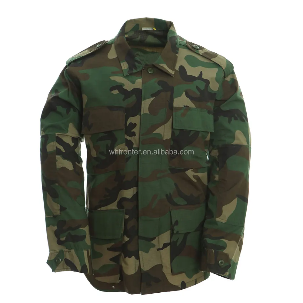 

Best design rip-stop woodland camouflage bdu, N/a