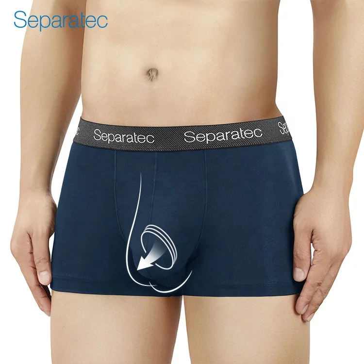 

Wholesale Separatec patented dual pouch technology breathable micro modal fabric boxer briefs men underwear 3 Pack