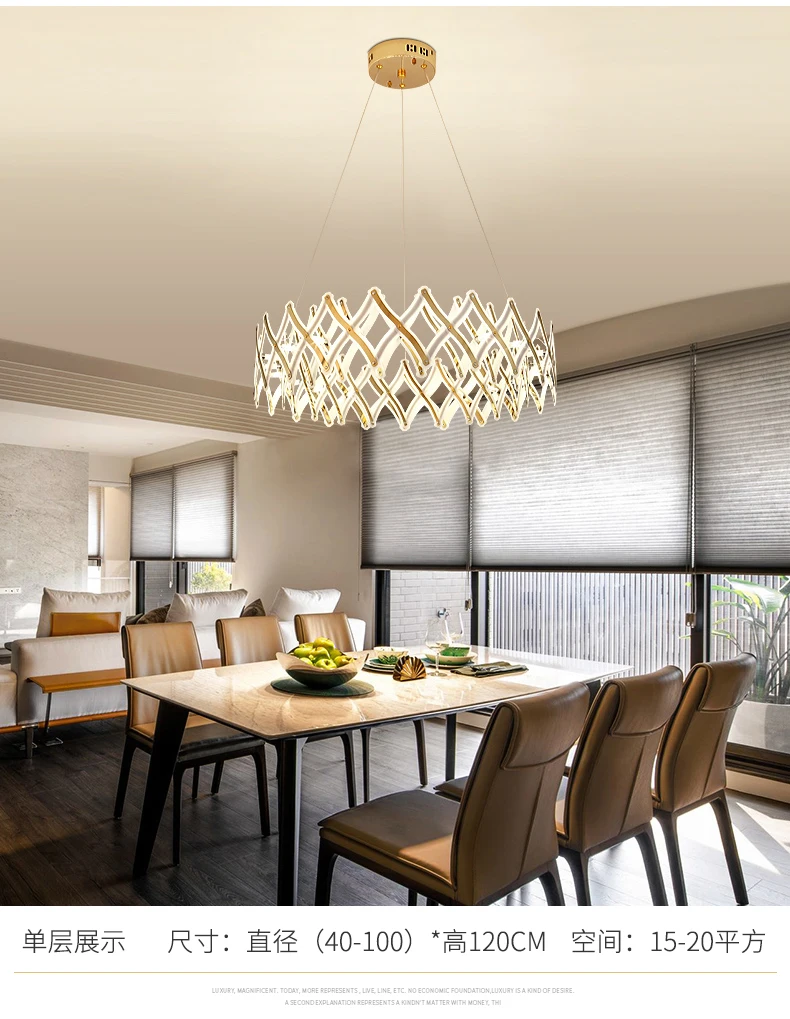 modern luxury special lamp gold honeycomb led crystal steel lobby home chandelier pendant light