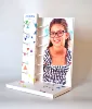 Customized cardboard floor display stands with hooks for toys/kid's articles/mobile accessories/cosmetics