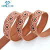 hotfix aluminum stud woven elastic tape for shoes