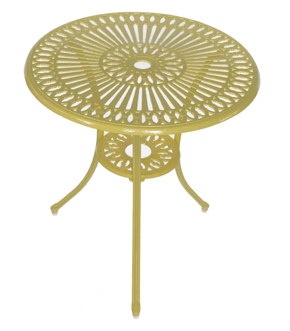 White Antique Heb Wrought Iron Outdoor Garden Chair Patio Furniture Set