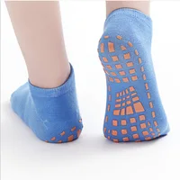 

Stock Gym lightning-fast delivery Children and Adults 10colors Custom Anti Slip Yoga Jump Trampoline Park Sports Grip Socks