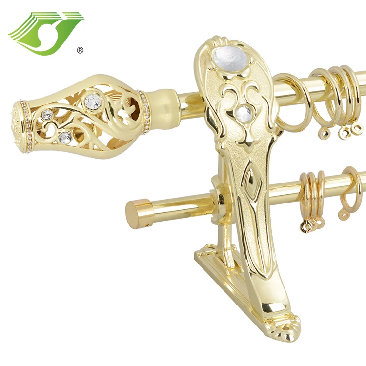 
Stardeco iron pole accessories luxury curtain rods set for window 