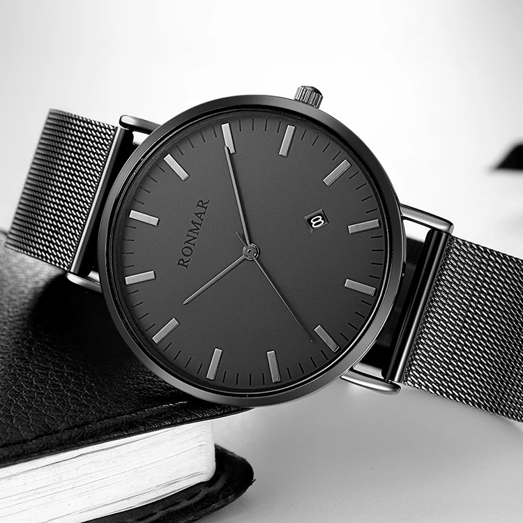 

2017 popular high quality 3ATM water resistant stainless steel back japanese movement men's wrist watches, N/a