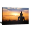 Buddha photos on canvas printing