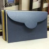 Luxury special pearl Paper Wallet Type paper envelope with hot stamping foil logo