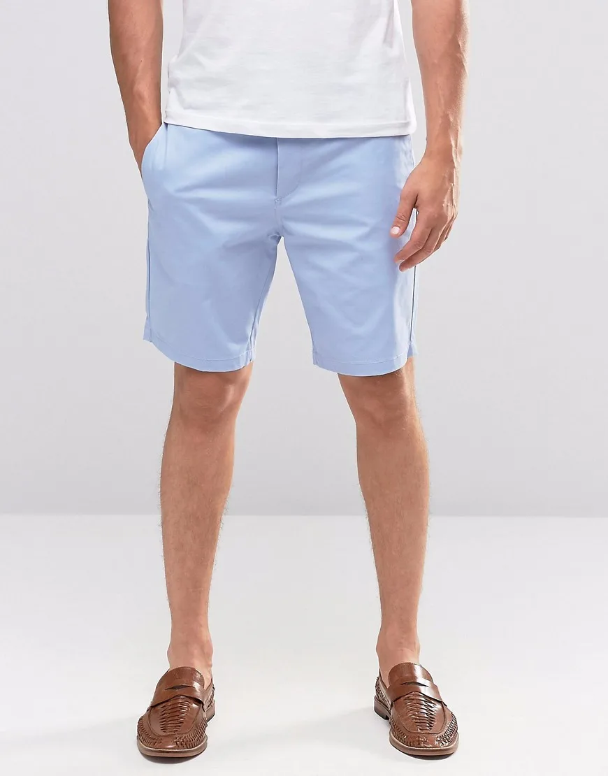 slim chino shorts mens