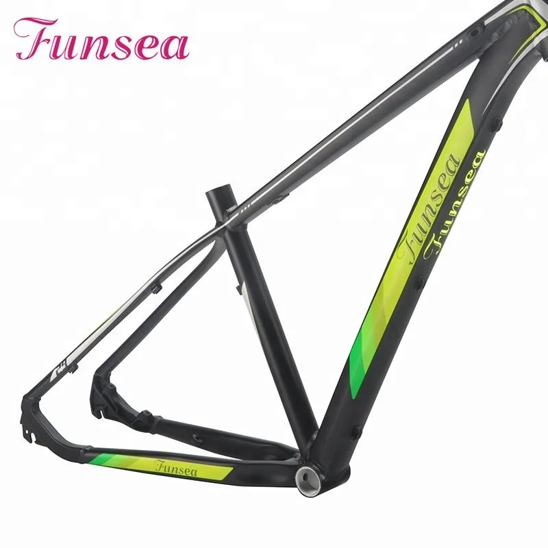 

2019 fashion style wholesale Alloy 6061# 29er 27.5 inch mountain electric bicycle frame aluminium mtb frame bicycle, Black/white/yellow/green